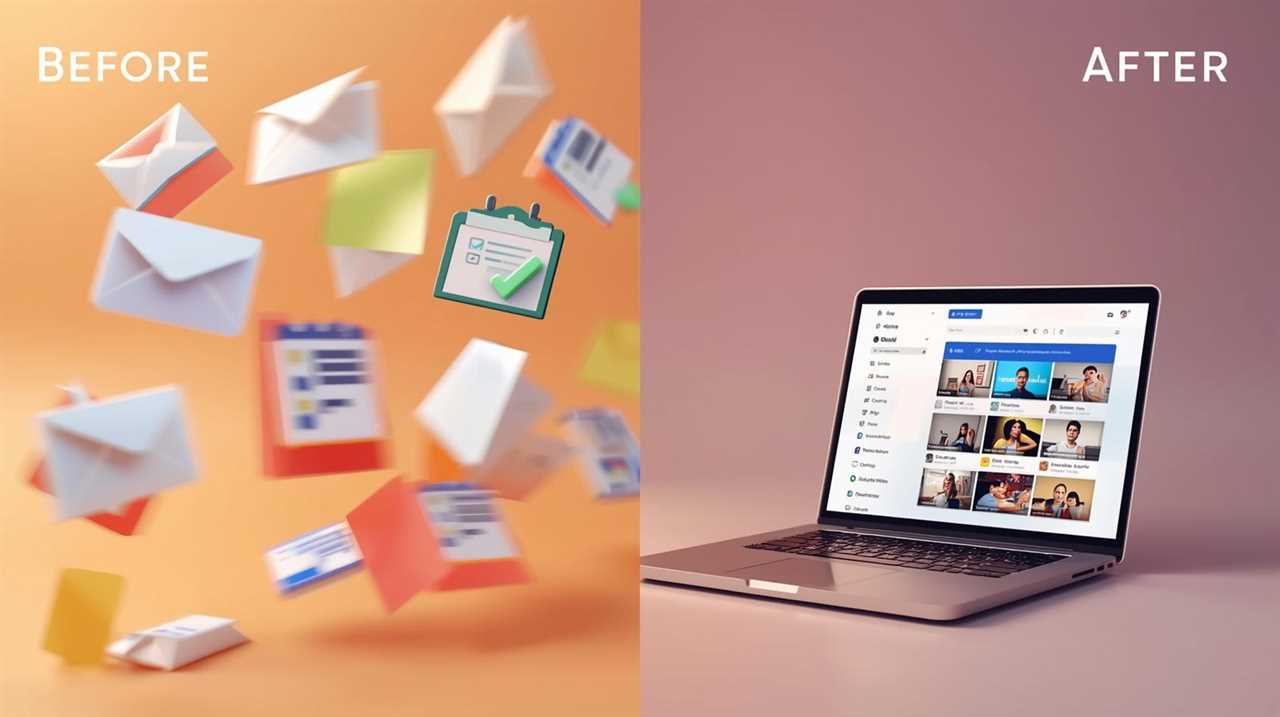 CTA — Before/After split visual showing notification chaos transforming into a streamlined content & scheduling workflow
