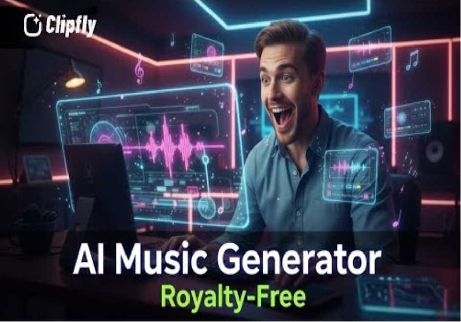 Create Original Songs in Minutes with Clipfly AI Music Generator | Free &amp; Royalty-Free!