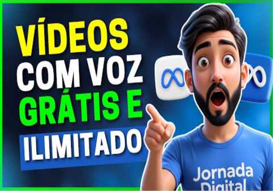 🚨 META AI ATUALIZOU: Crie VÍDEOS com VOZ, Faça Imagem CANTAR e FALAR 100% GRÁTIS e ILIMITADO!
