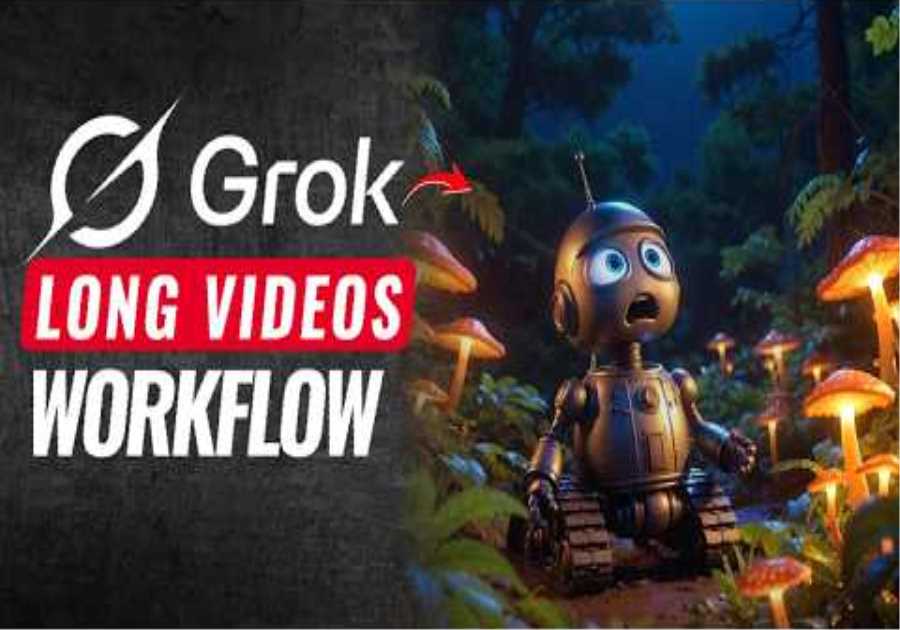 How I Made a Long YouTube Video Using Only Free Grok Video Generator (Full Workflow) | AI Grok VIdeo