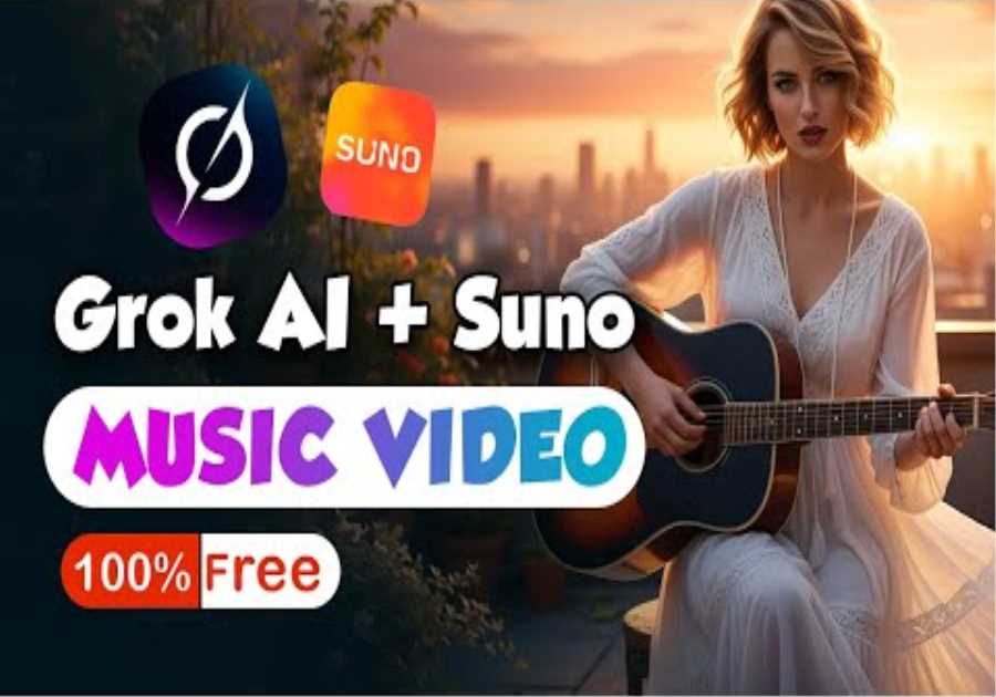 I Made a Full AI Music Video Using Grok + Suno… FOR FREE (Insane Results!)