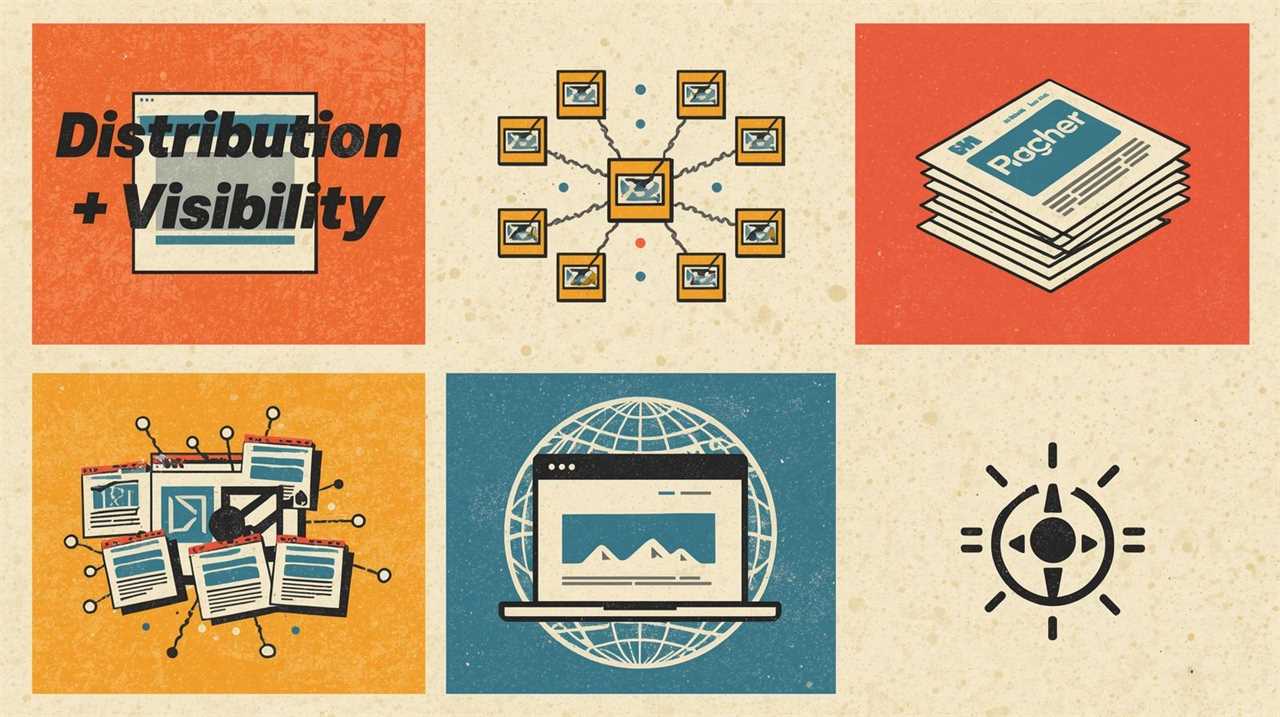 Collage CTA image: distribution network + content multiplying