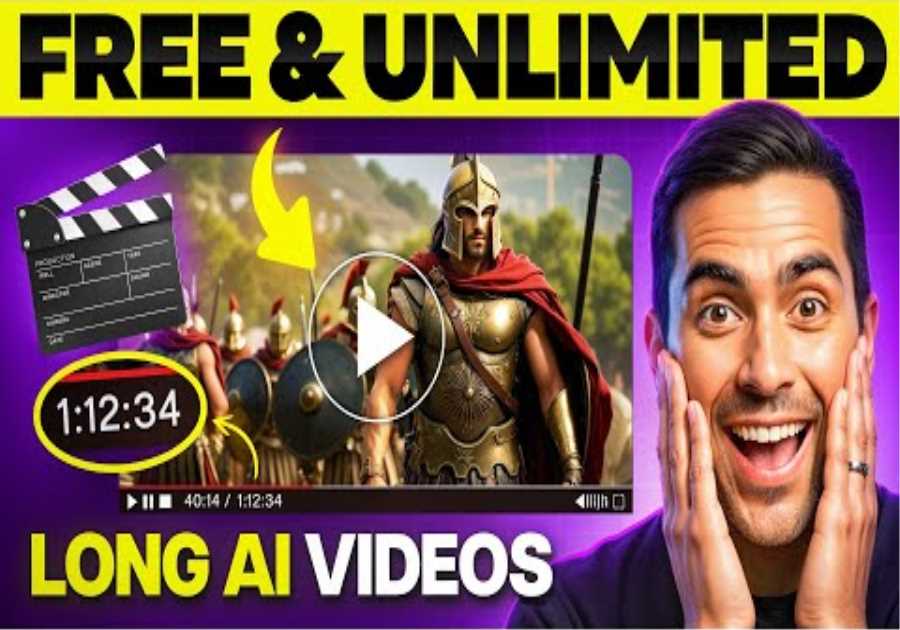 STOP Paying: Make LONG AI Videos (FREE & UNLIMITED)
