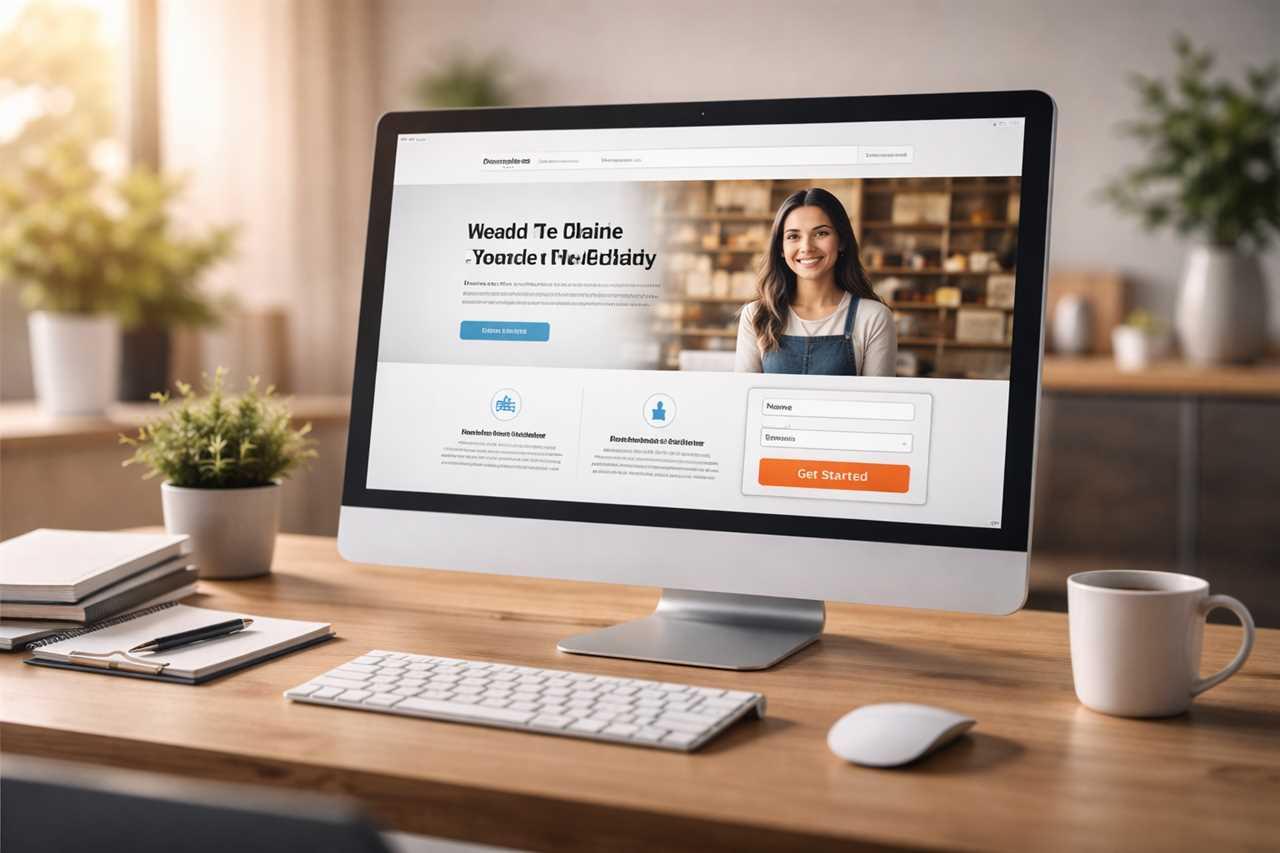Conversion-focused landing page design