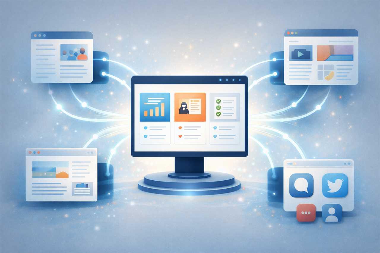 Automated content distribution dashboard