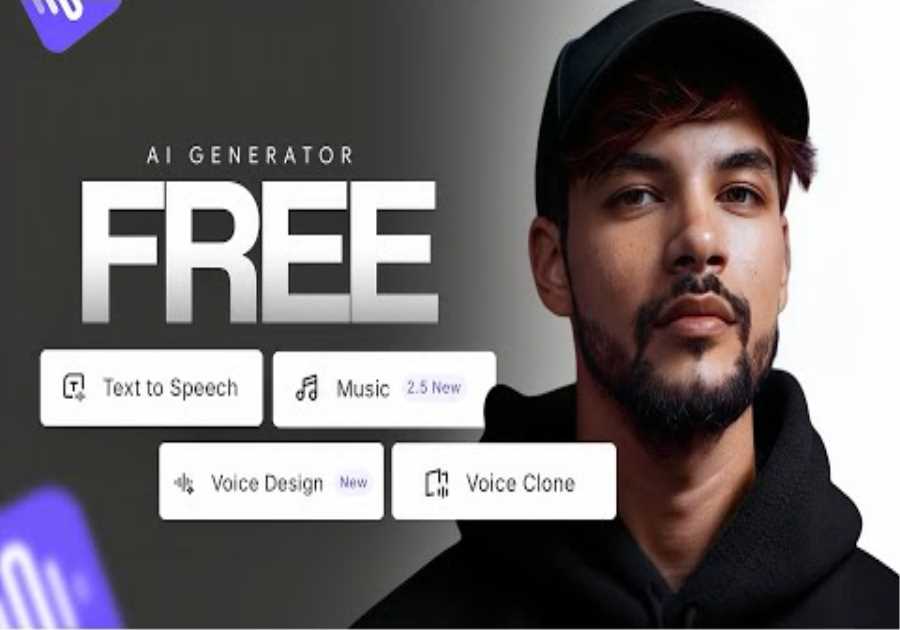 The Best Free AI Voice Generator for Text-to-Speech, Voice Cloning & Music
