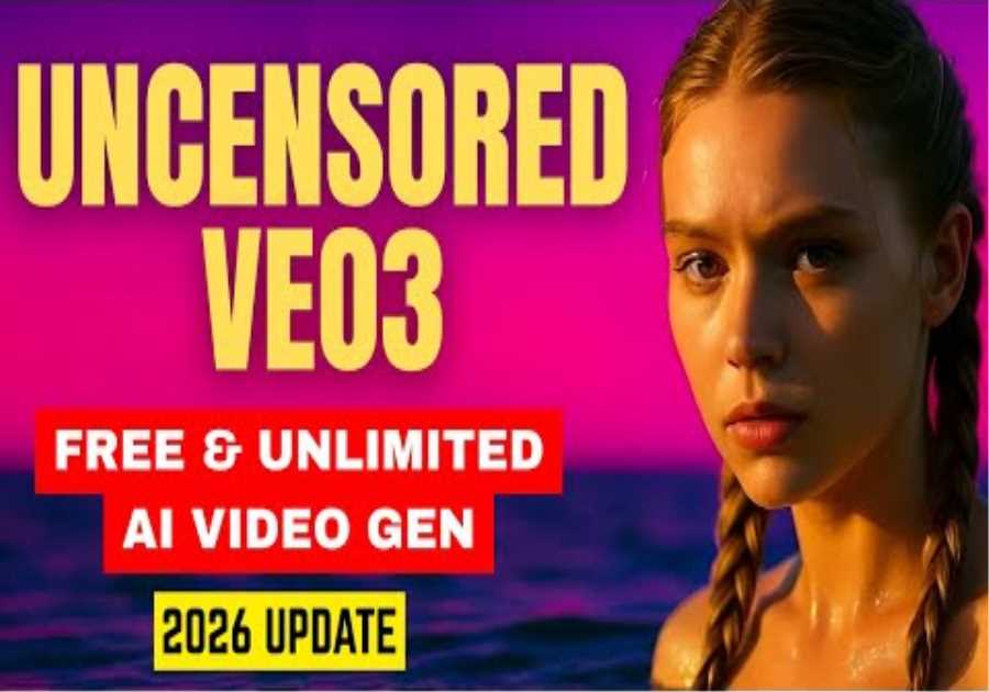 UNCENSORED VEO 3 !! New 2026 AI Video Generator ranks No1 || FREE AI Video Generator