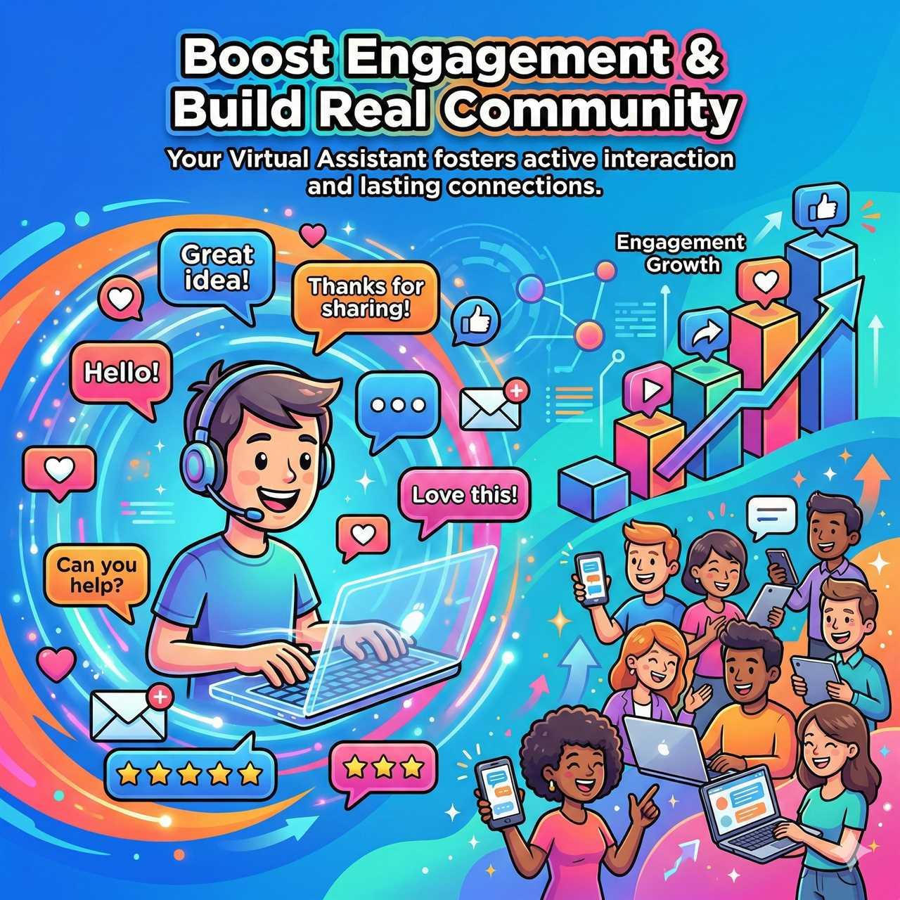 Improved Engagement and Community Building