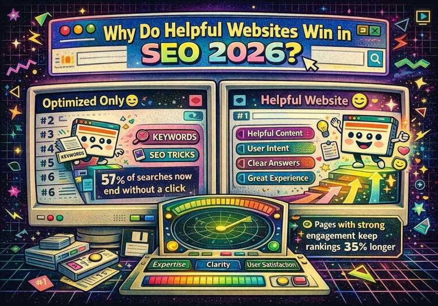 SEO in 2026 Rewards the Most Helpful Website, Not the Most Optimized