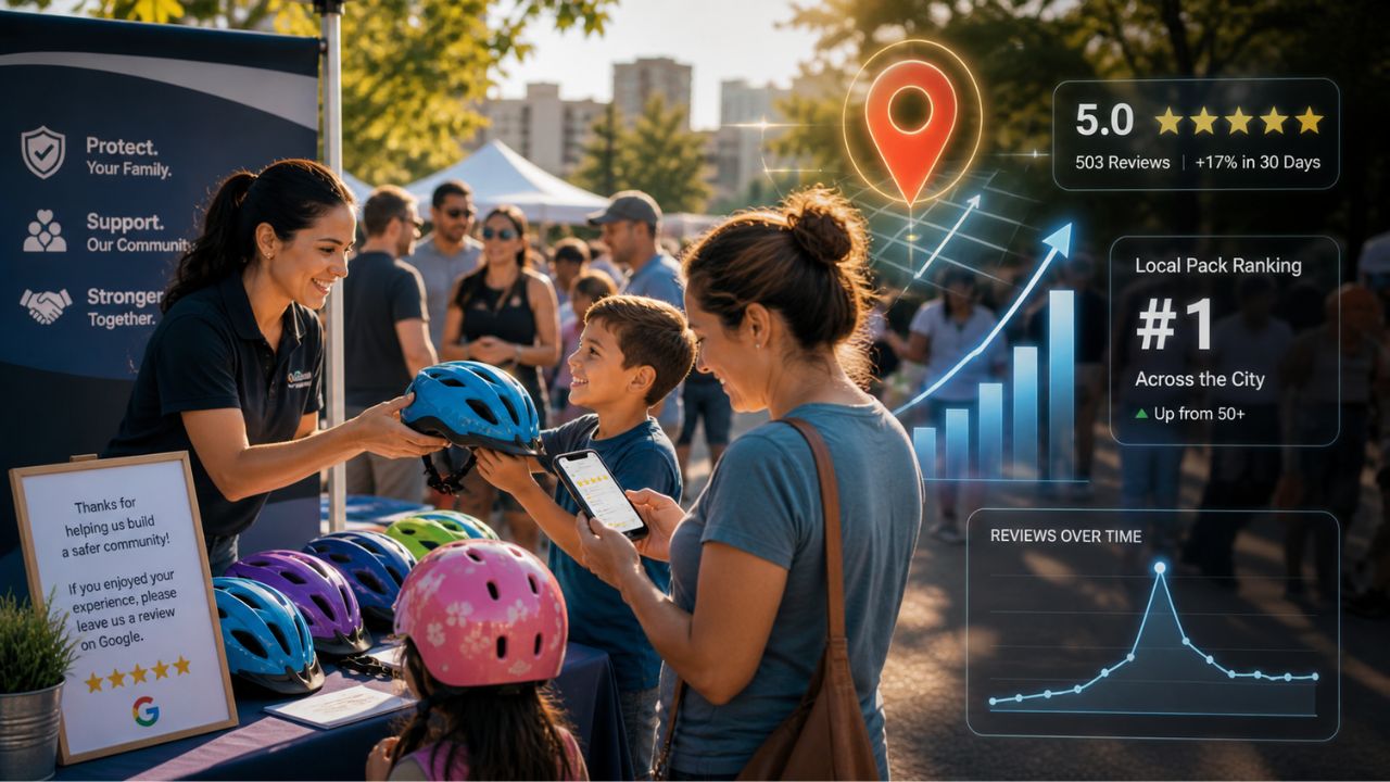 The Helmet Gambit: How a High-Stakes Review Surge Shattered Google’s Local Rankings