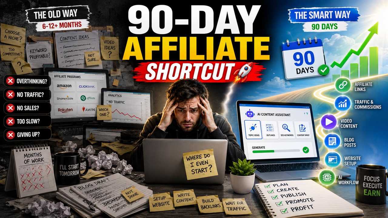 The 90-Day Affiliate Marketing Shortcut That Could Beat Months of Overthinking