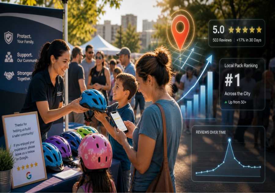 The Helmet Gambit: How a High-Stakes Review Surge Shattered Google’s Local Rankings