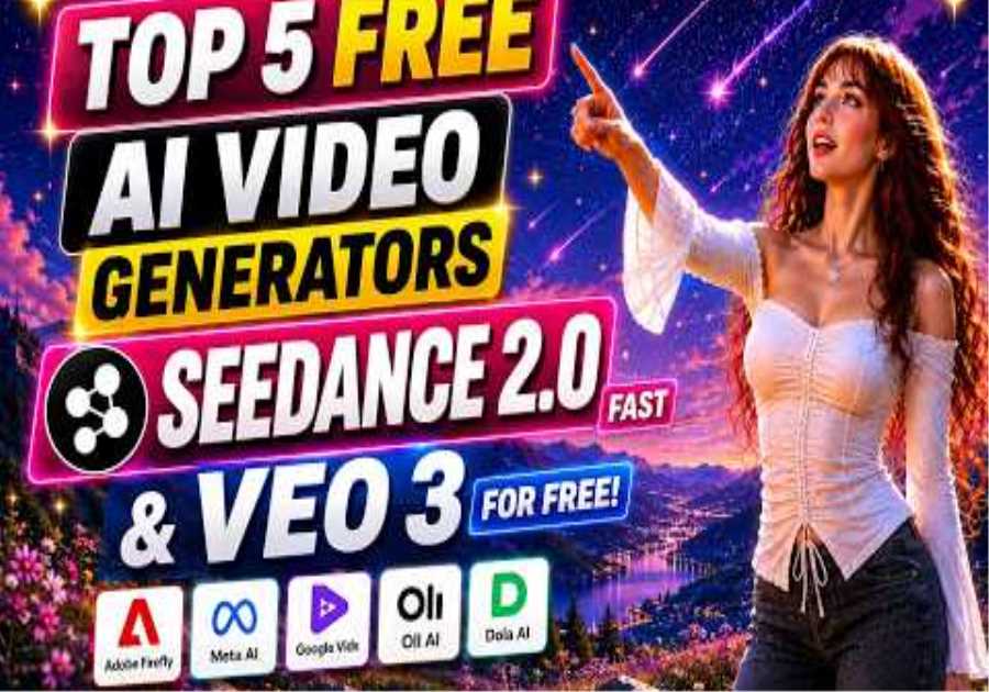 Top 5 FREE AI Video Generators 2026  Use Seedance 2 0 Fast & Veo 3 1 For FREE!
