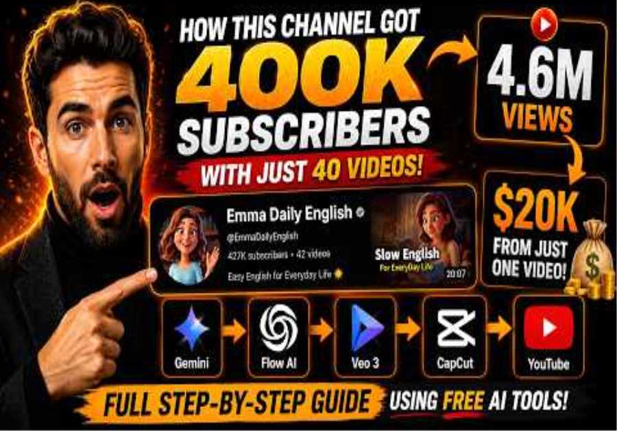 How I Create Viral English Learning Videos Using FREE AI Tools (Complete Step-by-Step Guide 2026)