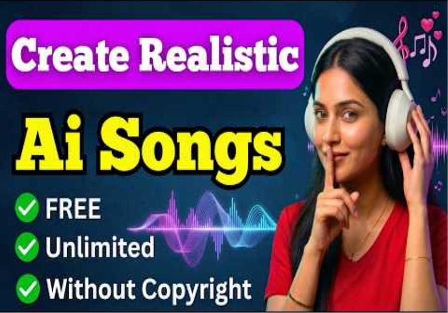 Create Realistic AI Songs for FREE (Unlimited & Copyright Free) | CodeByRushi