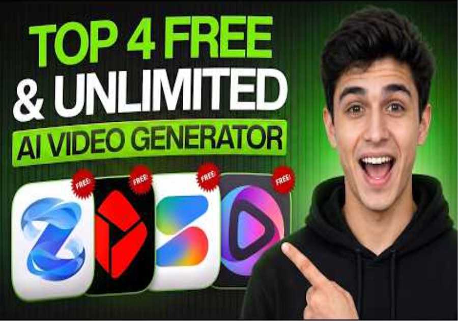 4 FREE AI Video Generators That Are UNLIMITED (Secret Trick)