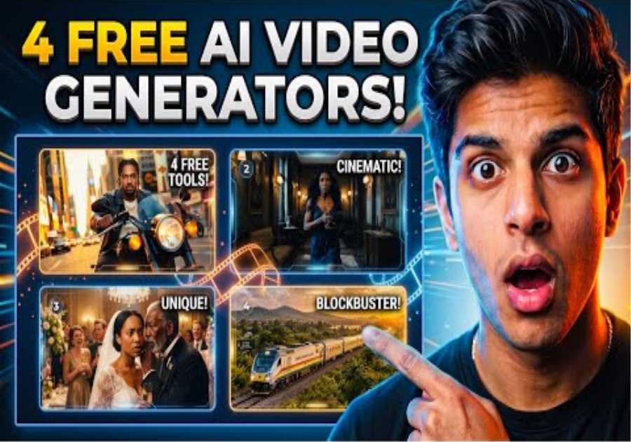 4 FREE AI VIDEO GENERATORS YOU NEED TO TRY IN 2026